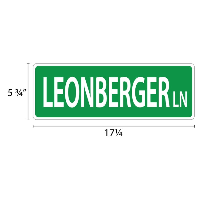 Leonberger Street Sign