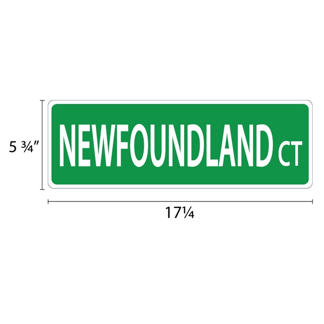 Newfoundland Street Sign