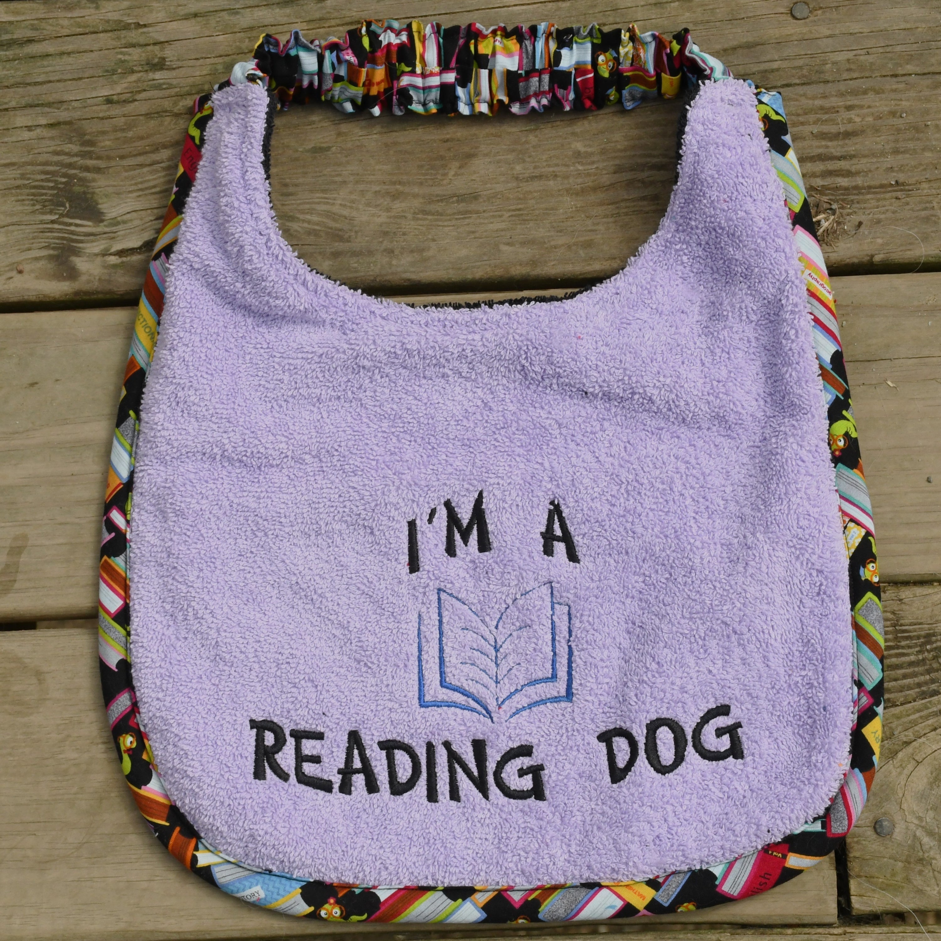 I'm A Reading Dog, Drool Bib