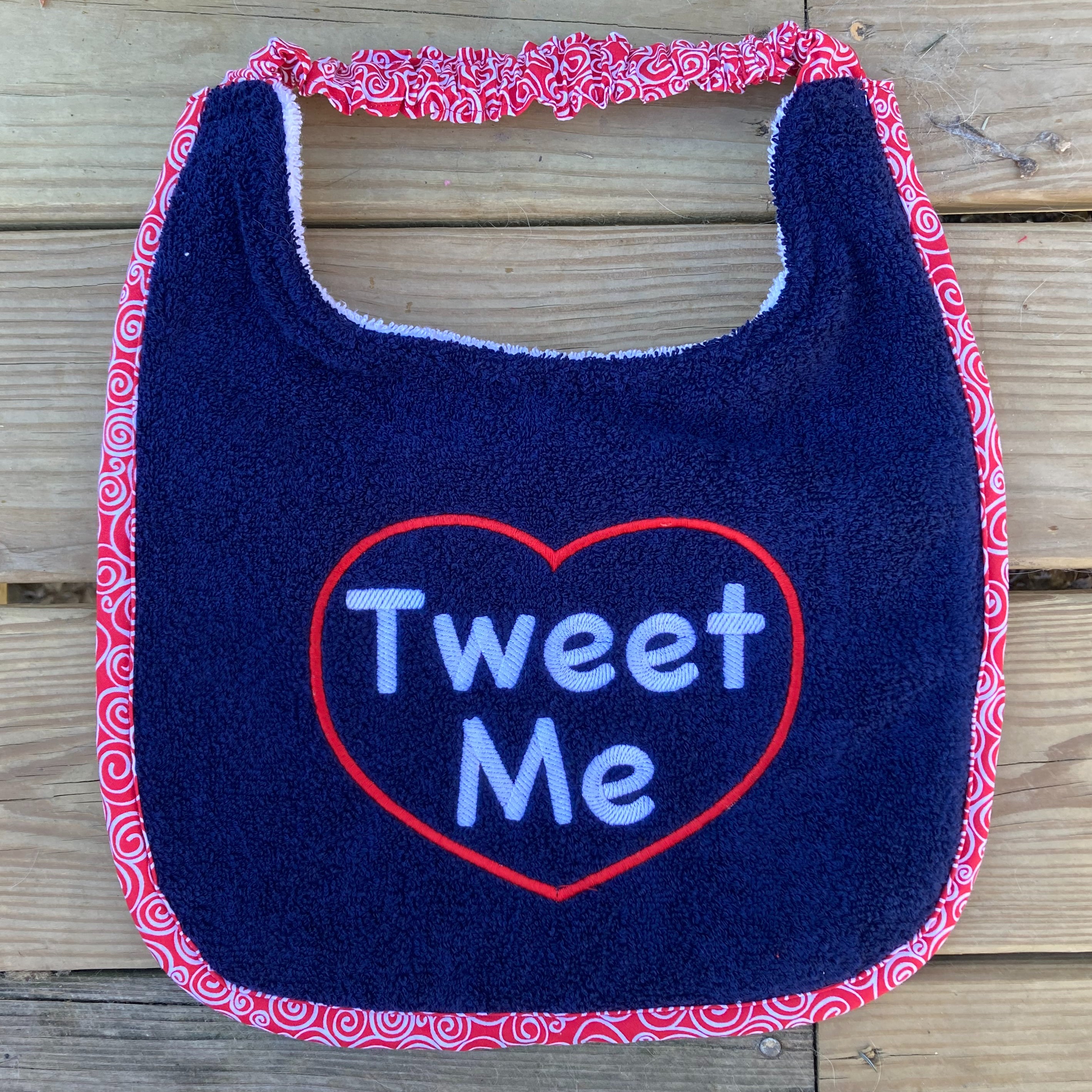 Tweet Me, Drool Bib