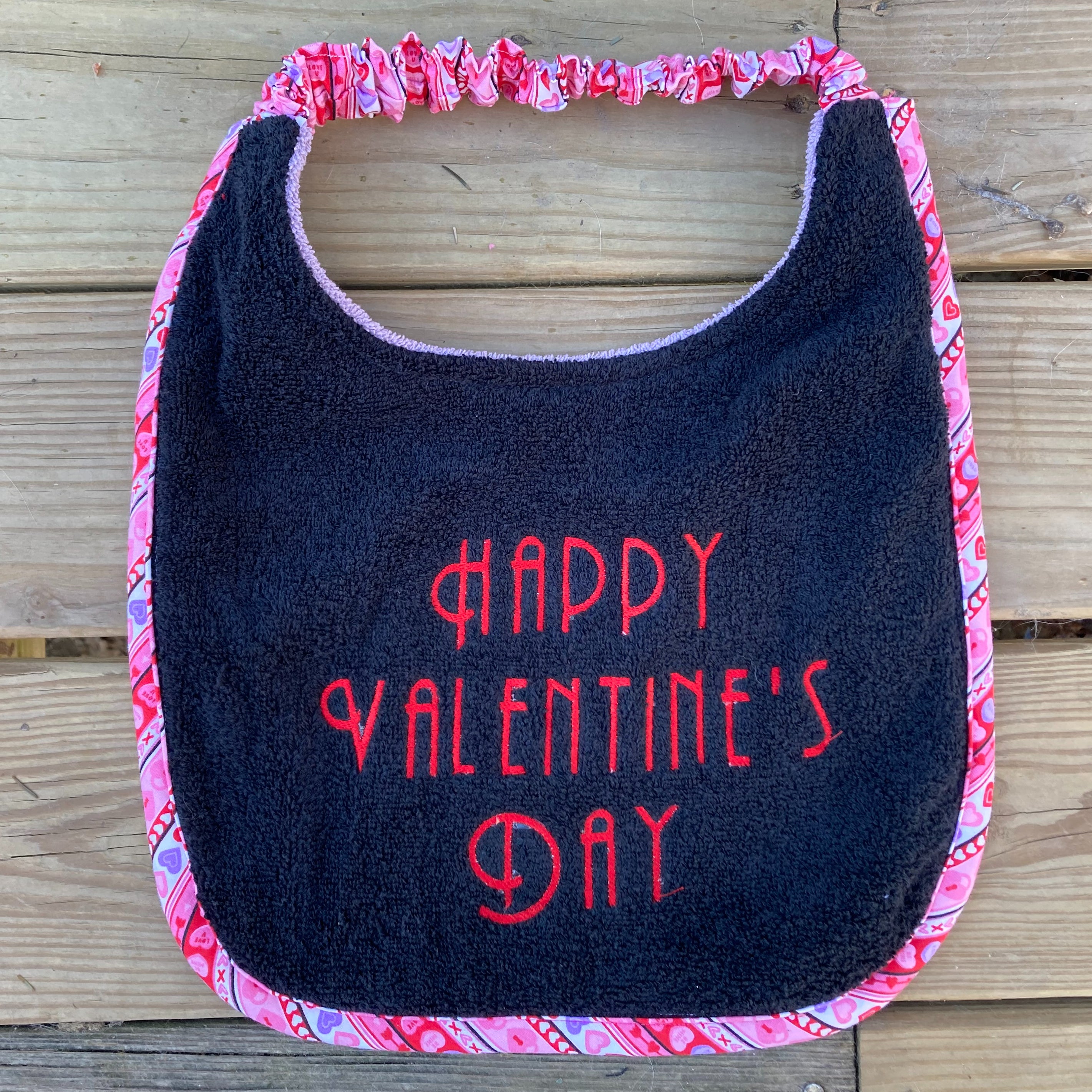 Happy Valentine's Day, Drool Bib