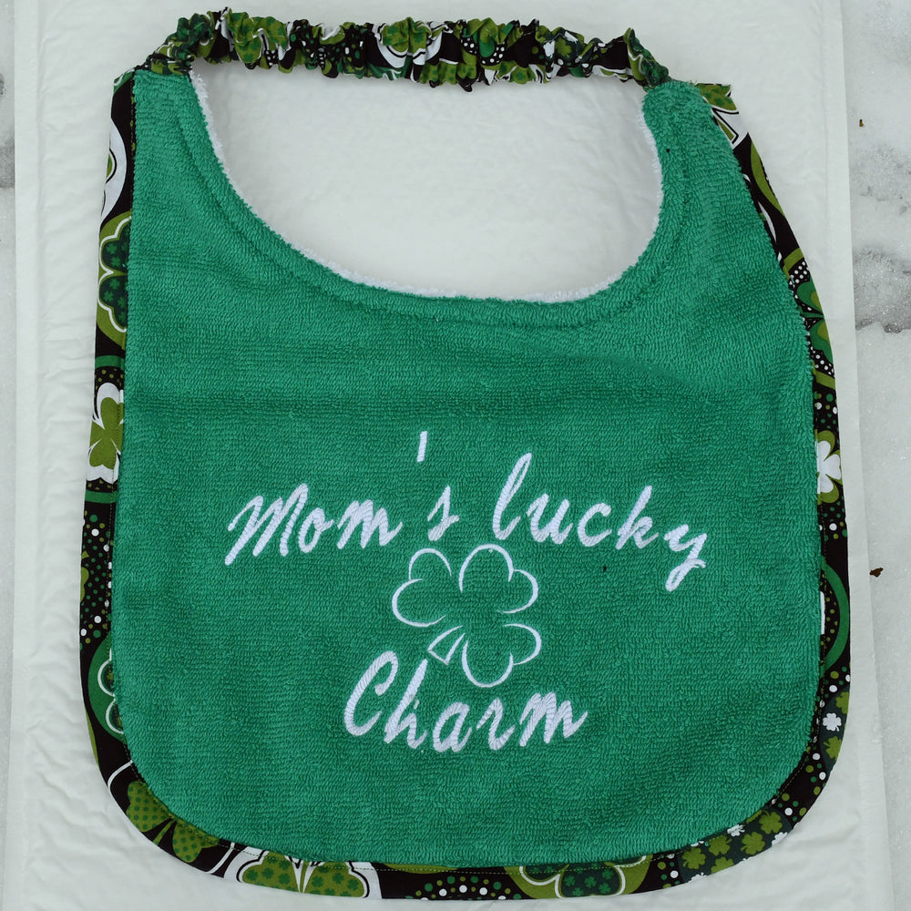 Mom's Lucky Charm, Drool Bib