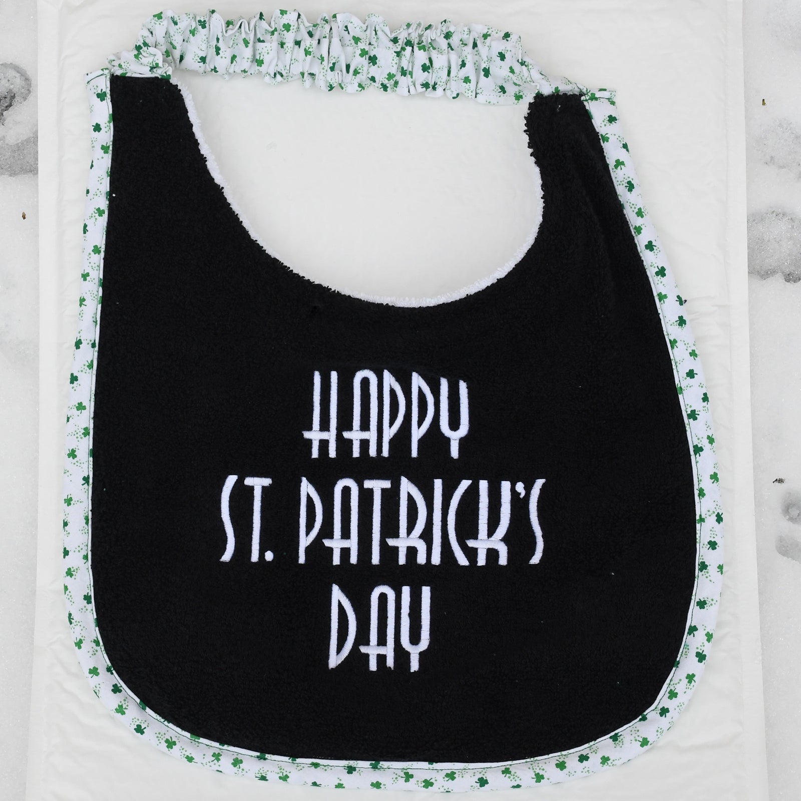 Happy St. Patrick's Day, Drool Bib