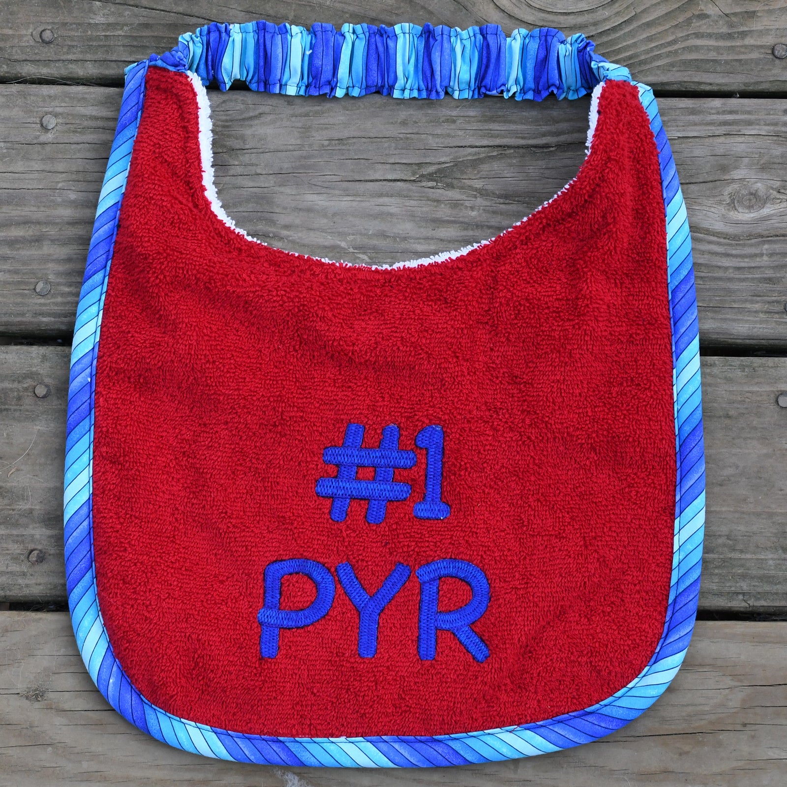 #1 PYR, Drool Bib