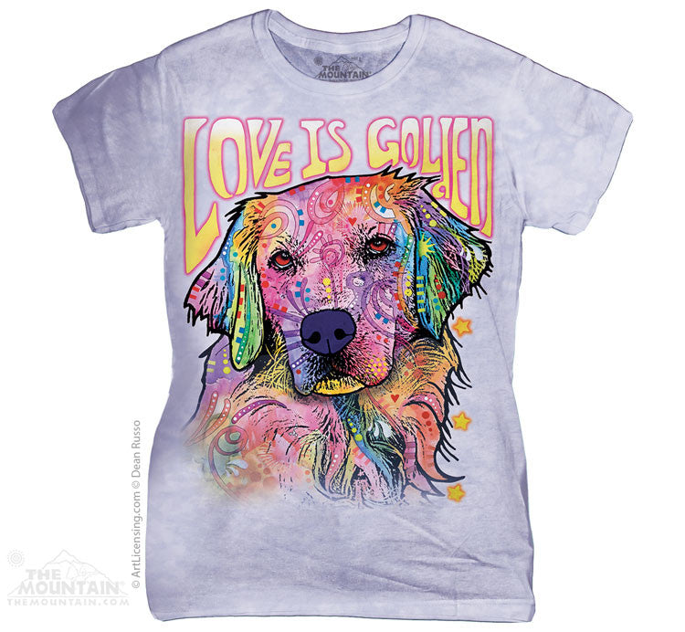 Love is Golden Womens T-Shirt