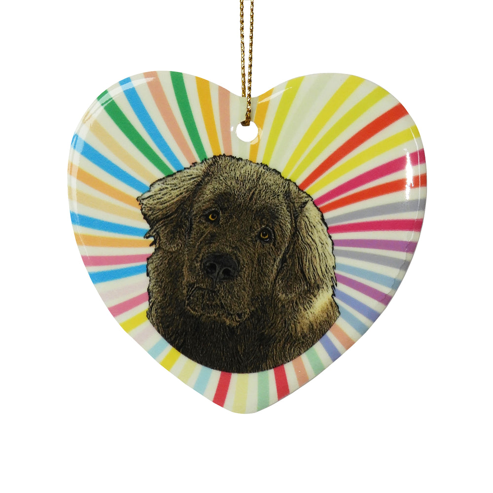 Leonberger Heart Ornament