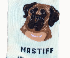 "Foozys Mastiff Socks" - one size fits most