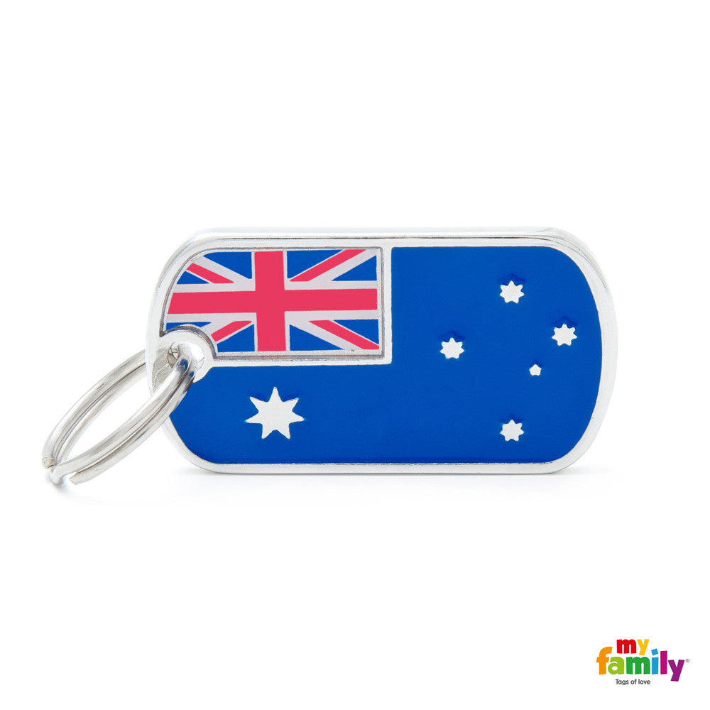 Australia Flag Tag