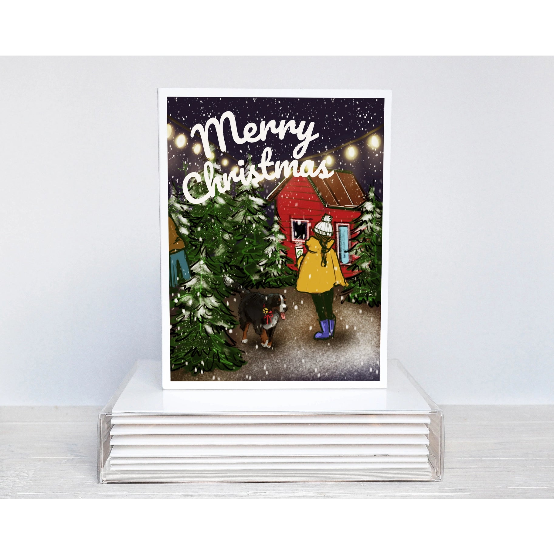 Bernese Christmas Cards - Box of 10