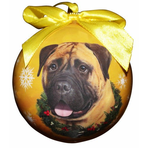 Full Color Bullmastiff Ball Ornament