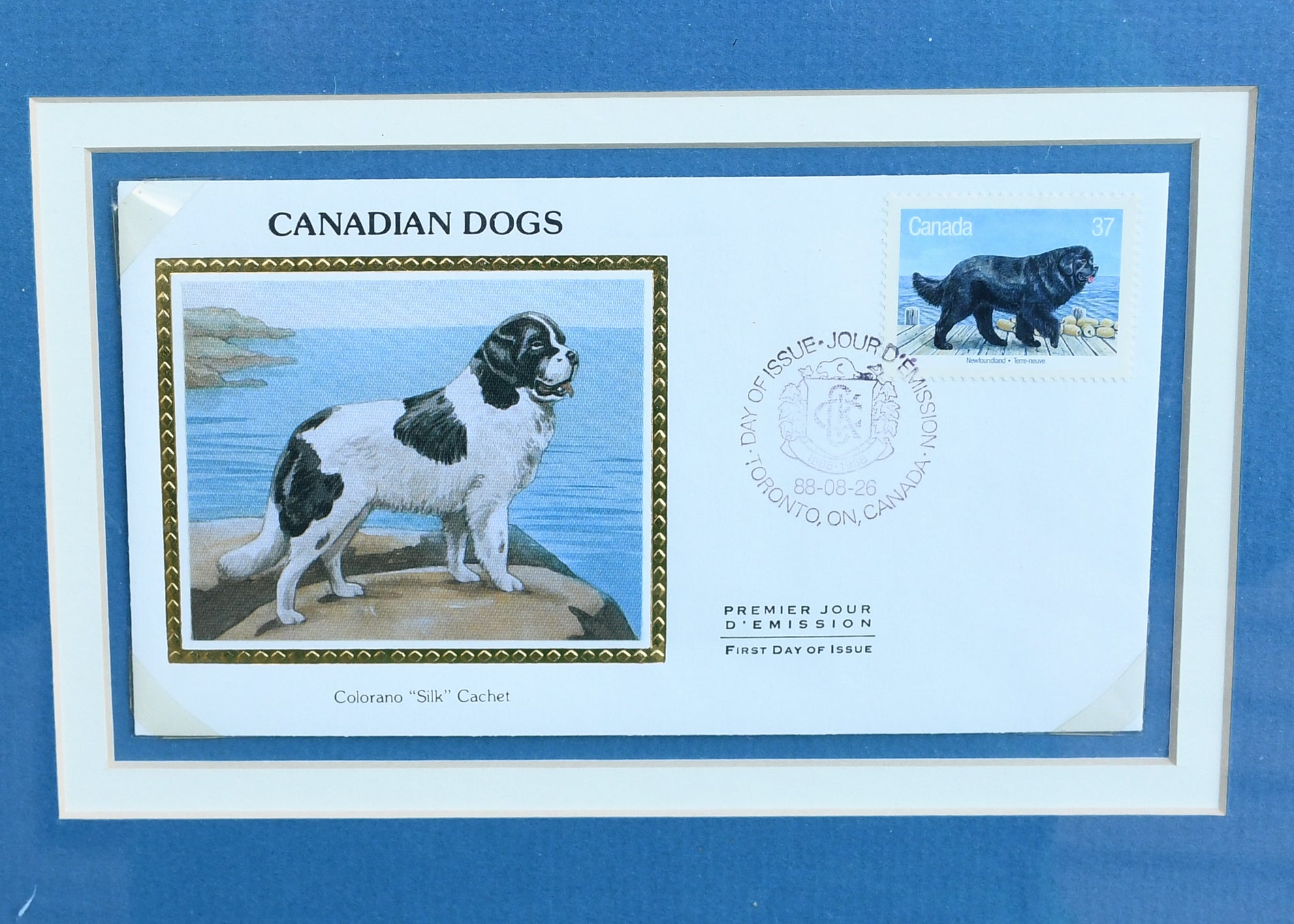 Framed canadian stamp (LB)