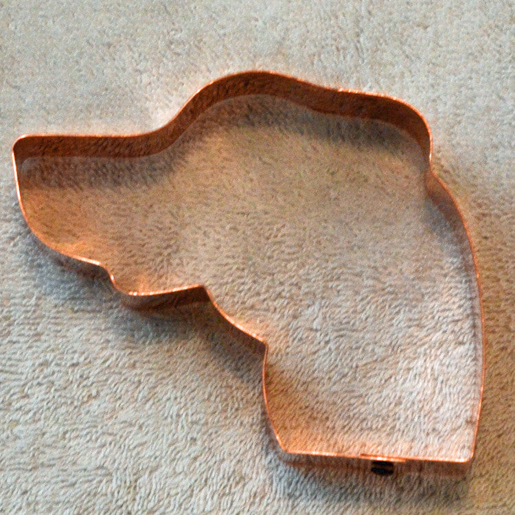 Copper Great Dane w/ Natural Ears Cookie Cutter
