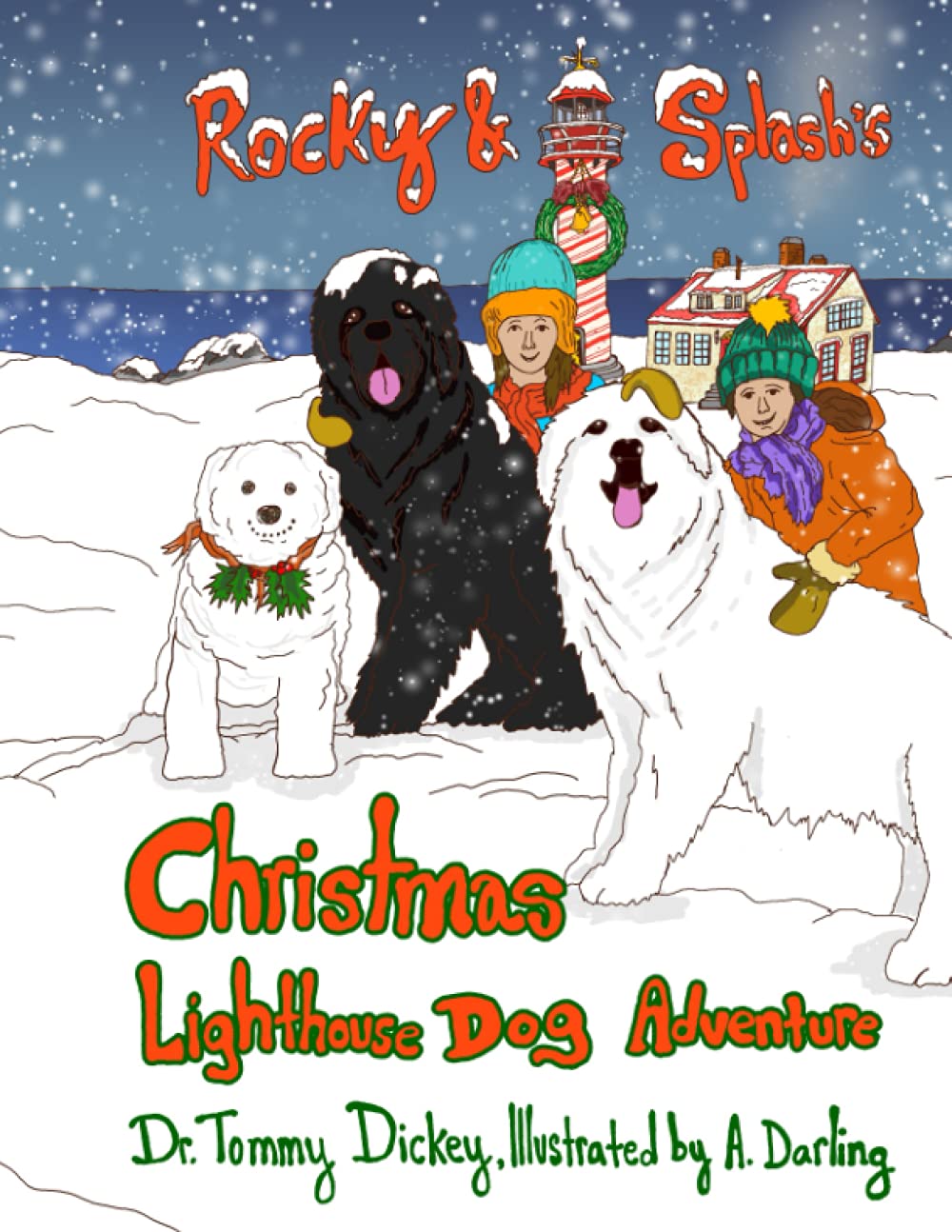 Rocky and Splash's Christmas Lighthouse Dog Adventure