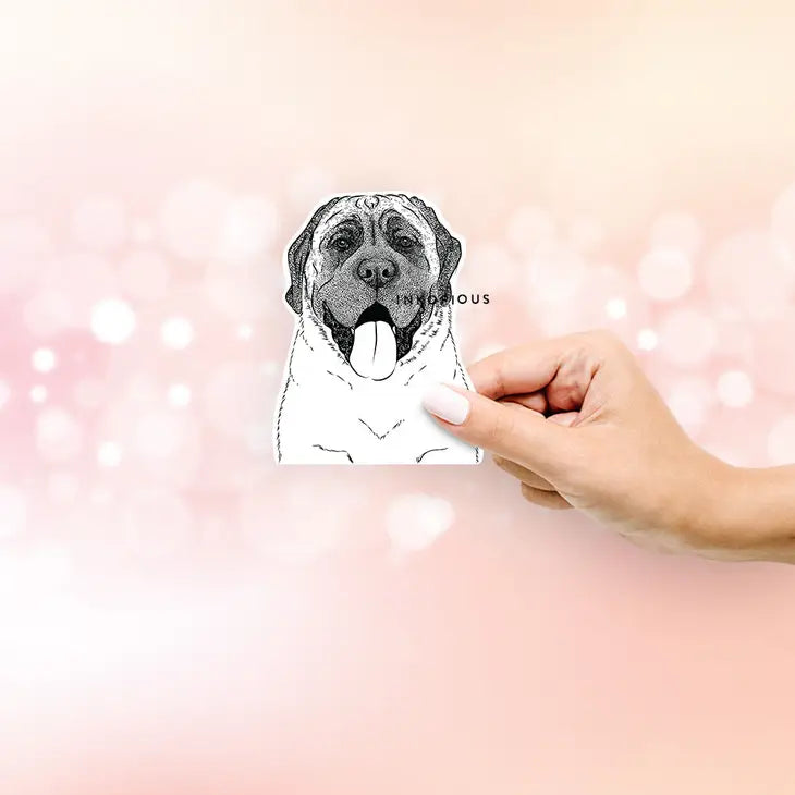 Remmie the Mastiff - Decal Sticker