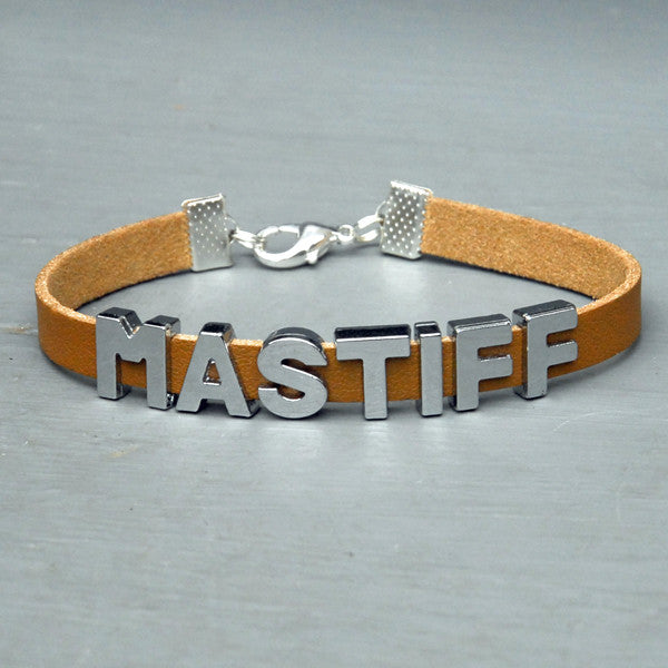 "MASTIFF" charm/friendship bracelet - 7.5 inches