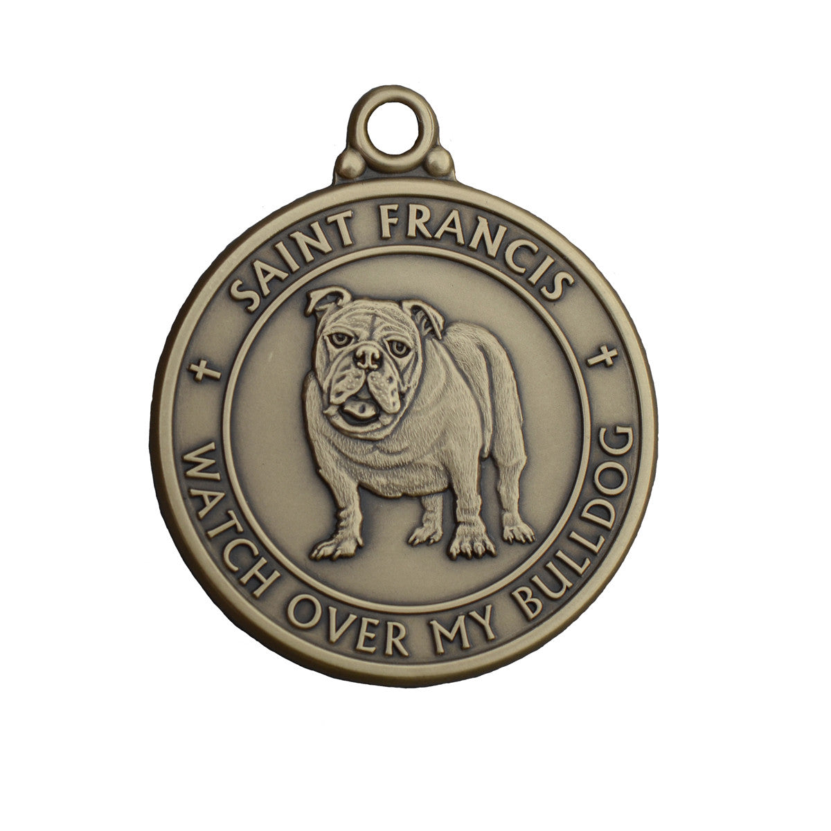 St francis dog tag top
