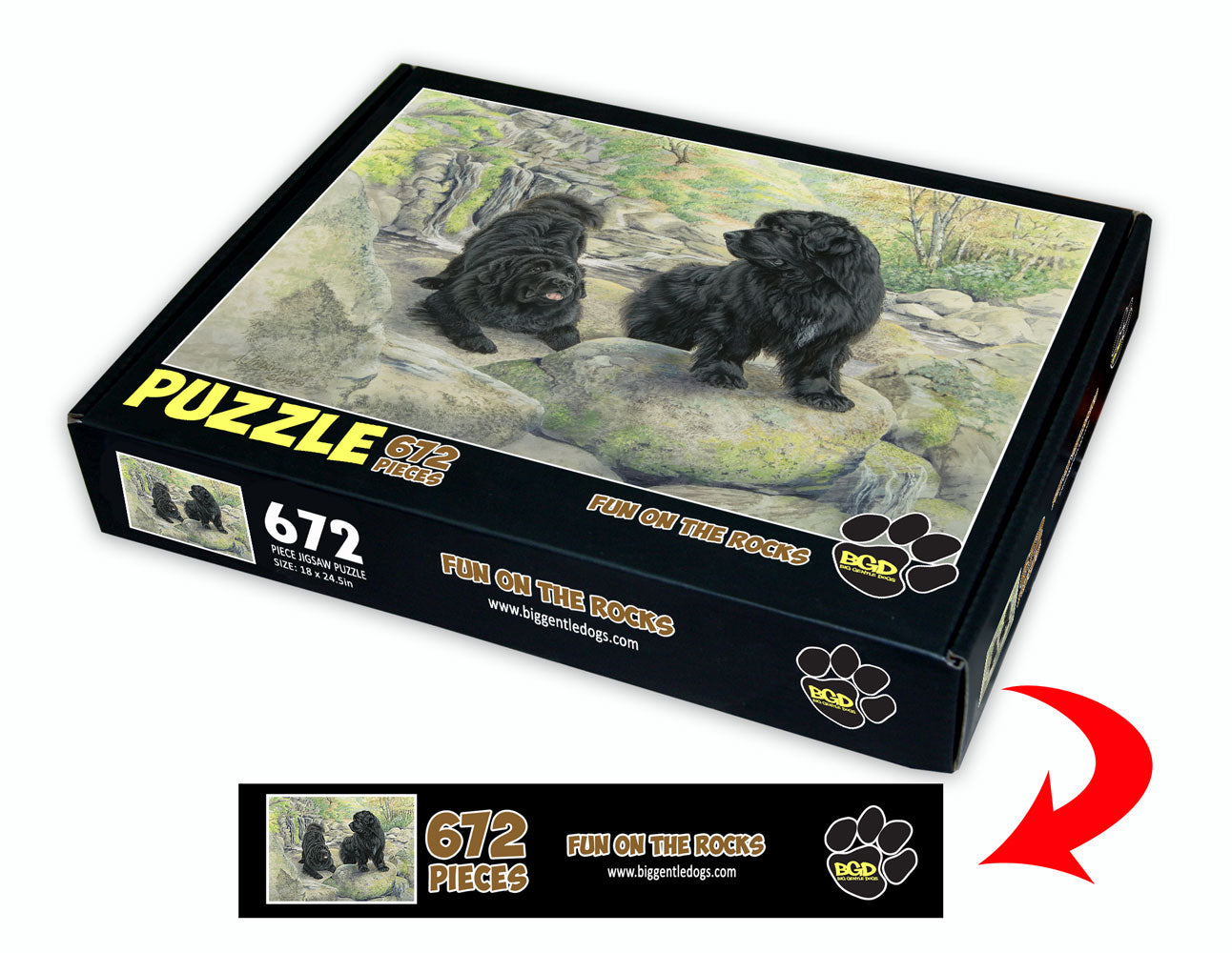 Newf Puzzles – BIG Gentle Dogs