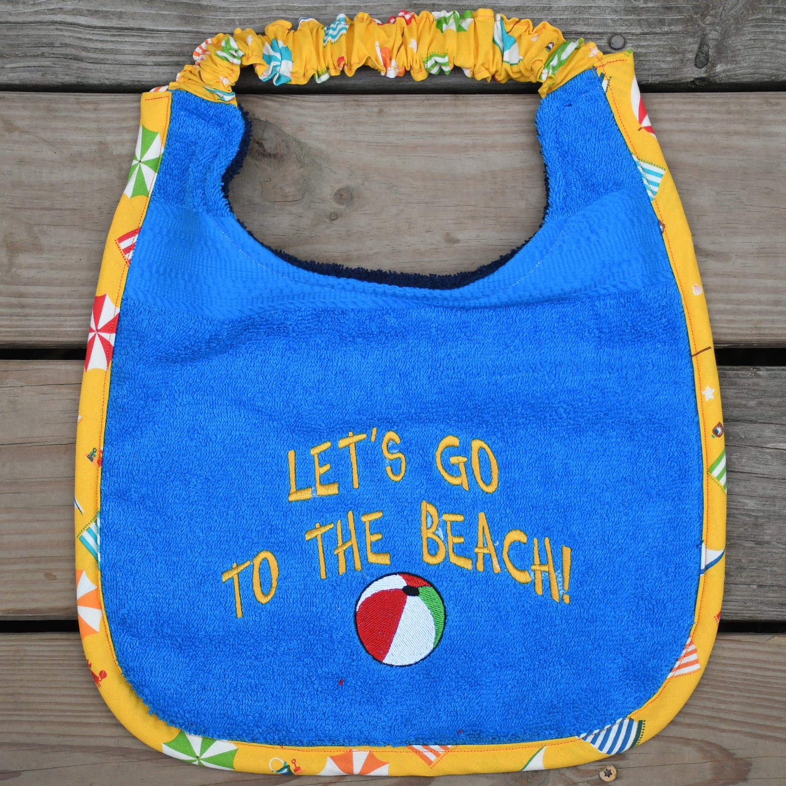 Let's go to the beach!, Drool Bib