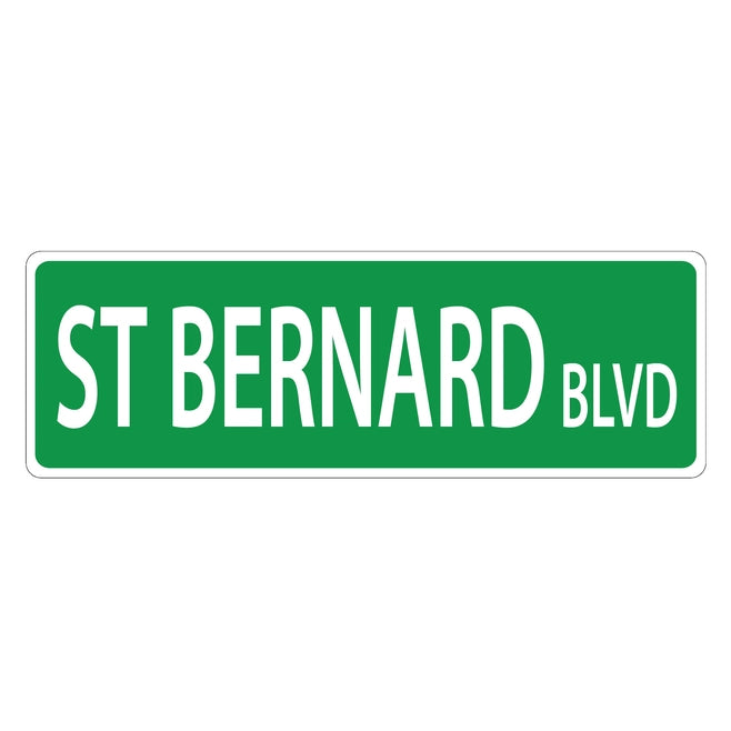 Saint Bernard Street Sign