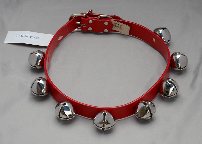 Jingle bell dog store collar