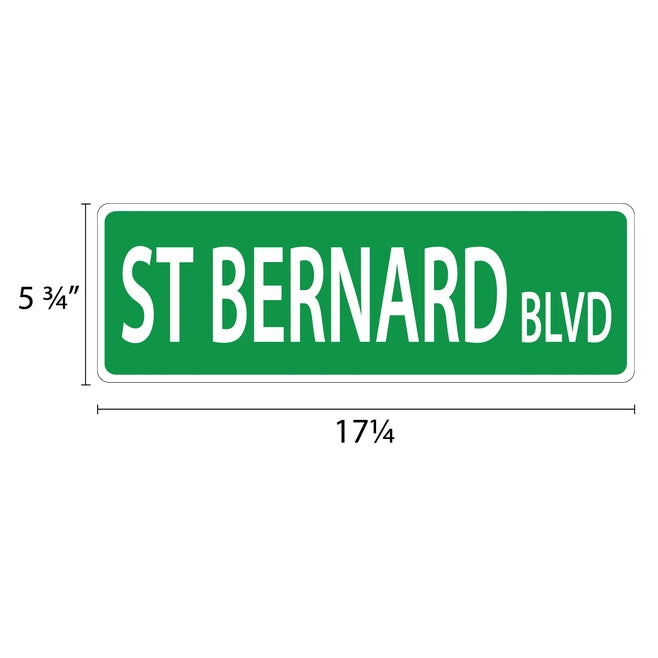Saint Bernard Street Sign