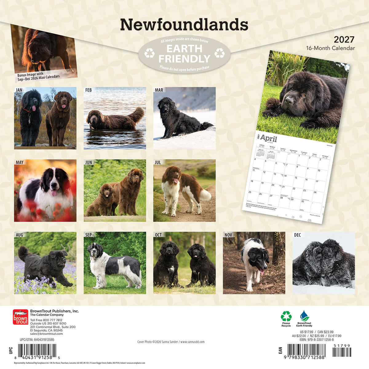 Newfoundland 2027 Calendar