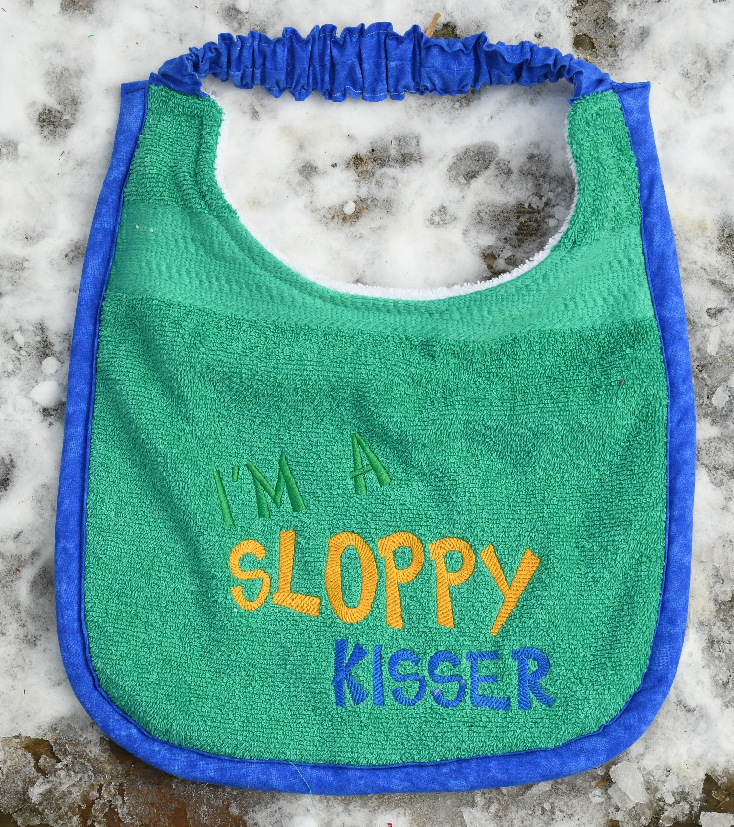 I'm A Sloppy Kisser, Drool Bib