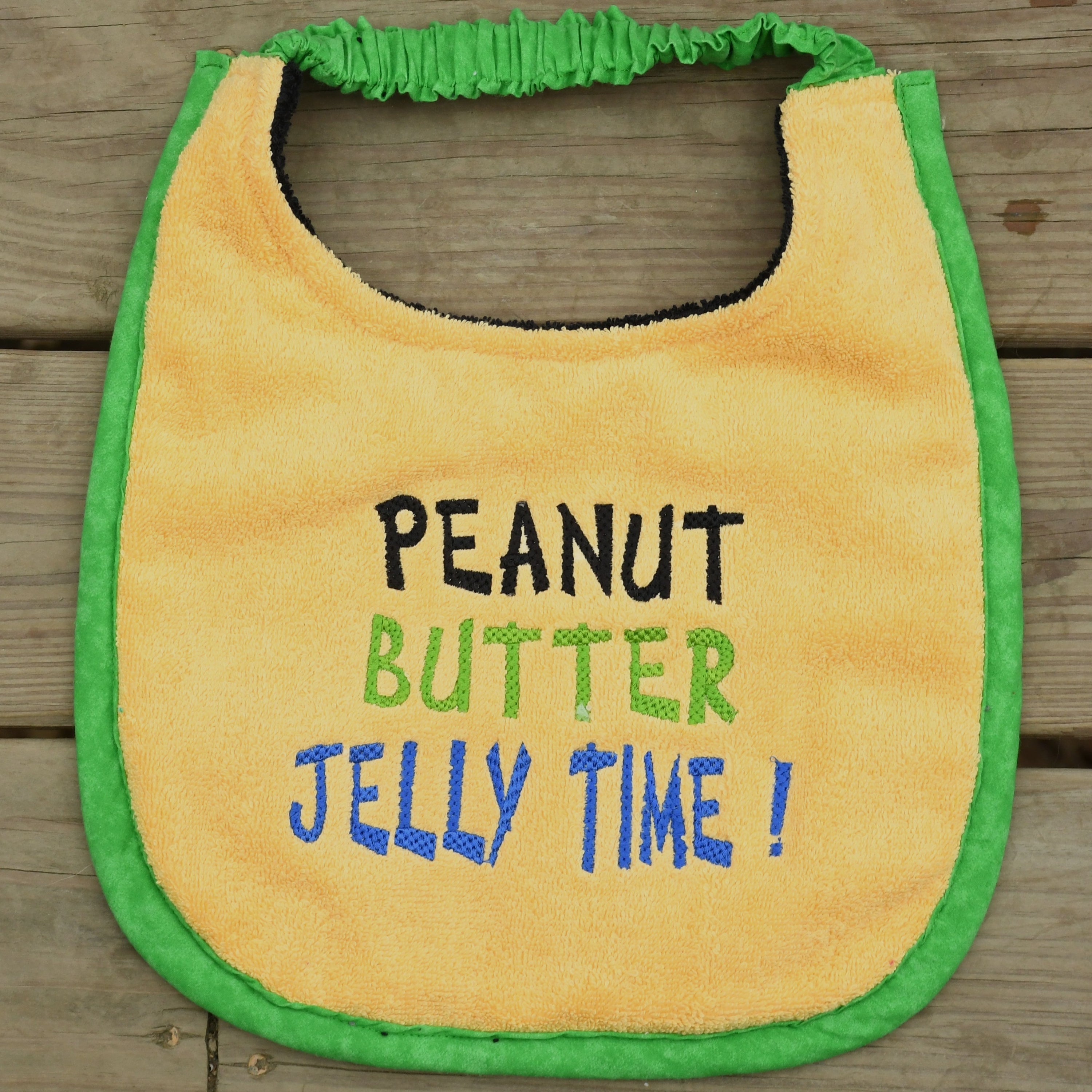 Peanut Butter Jelly Time!, Drool Bib