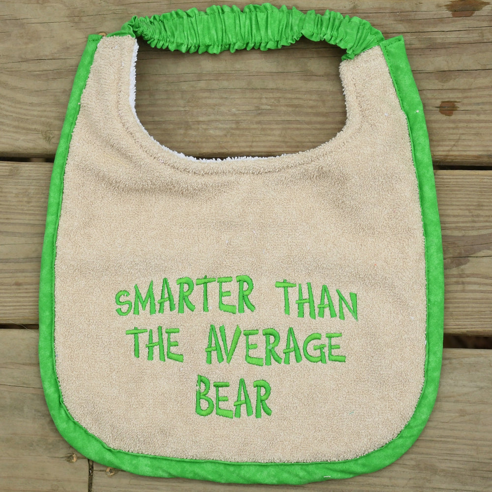 Smarter than the average bear, Drool Bib