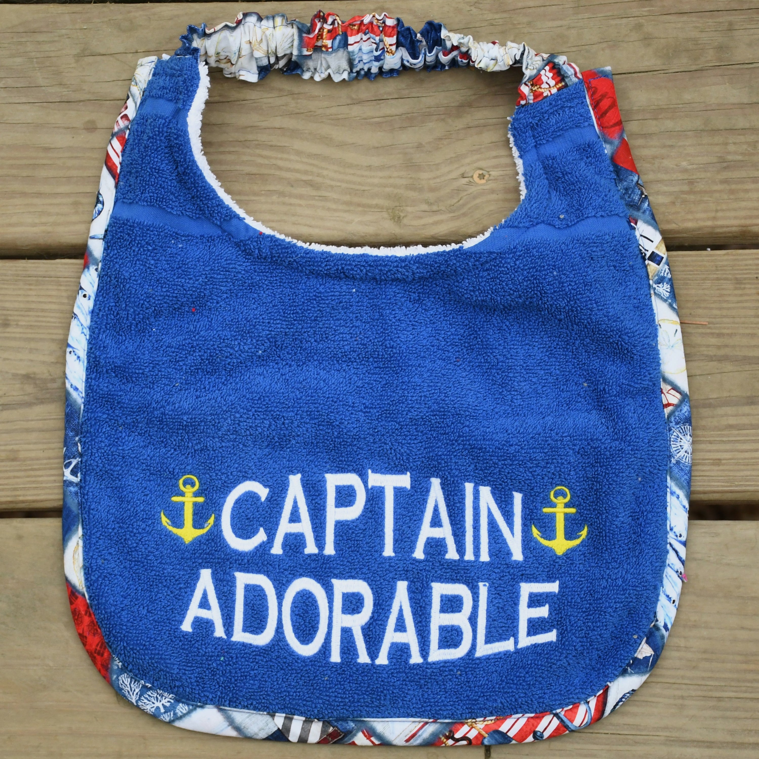 Captain Adorable, Drool Bib