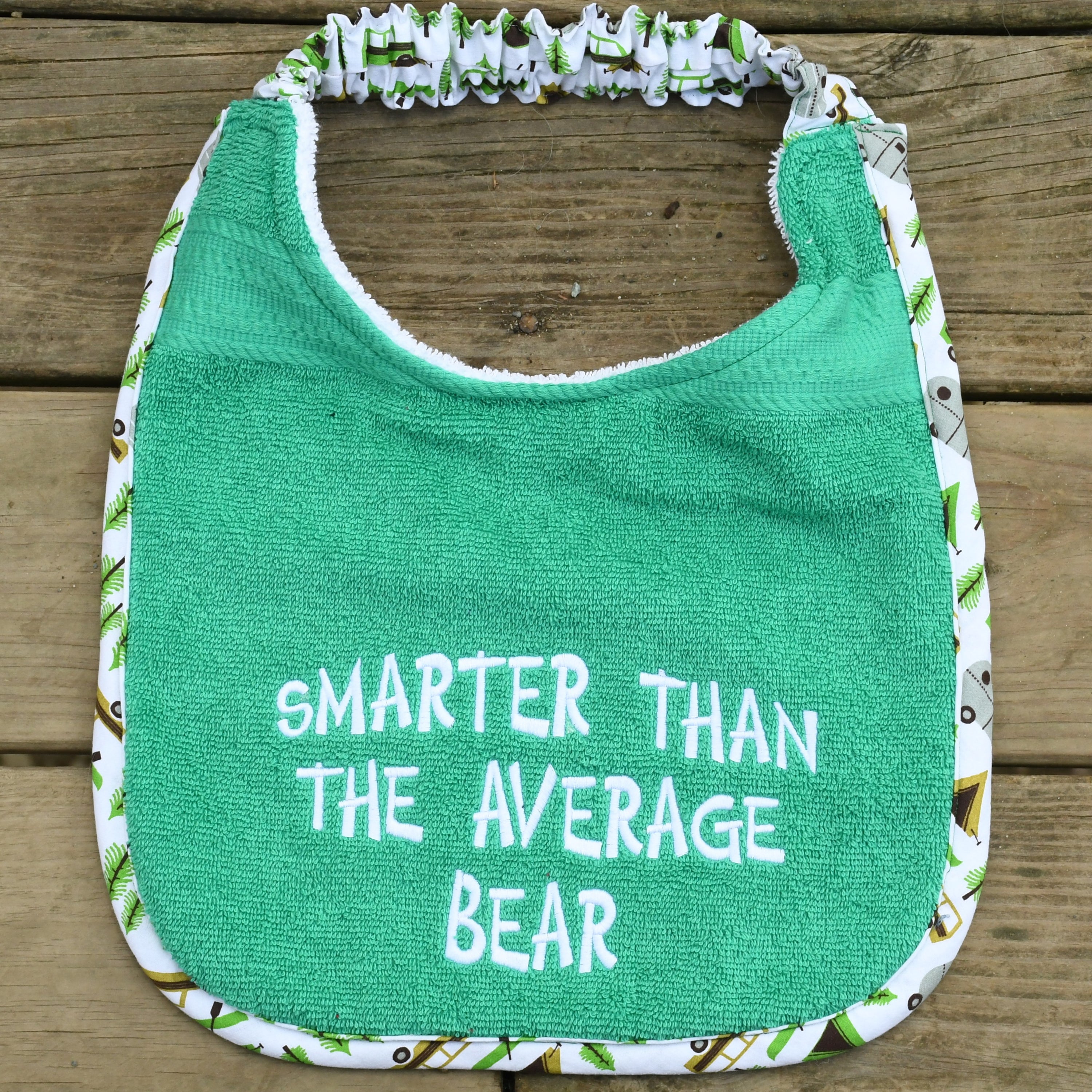 Smarter than the average bear, Drool Bib