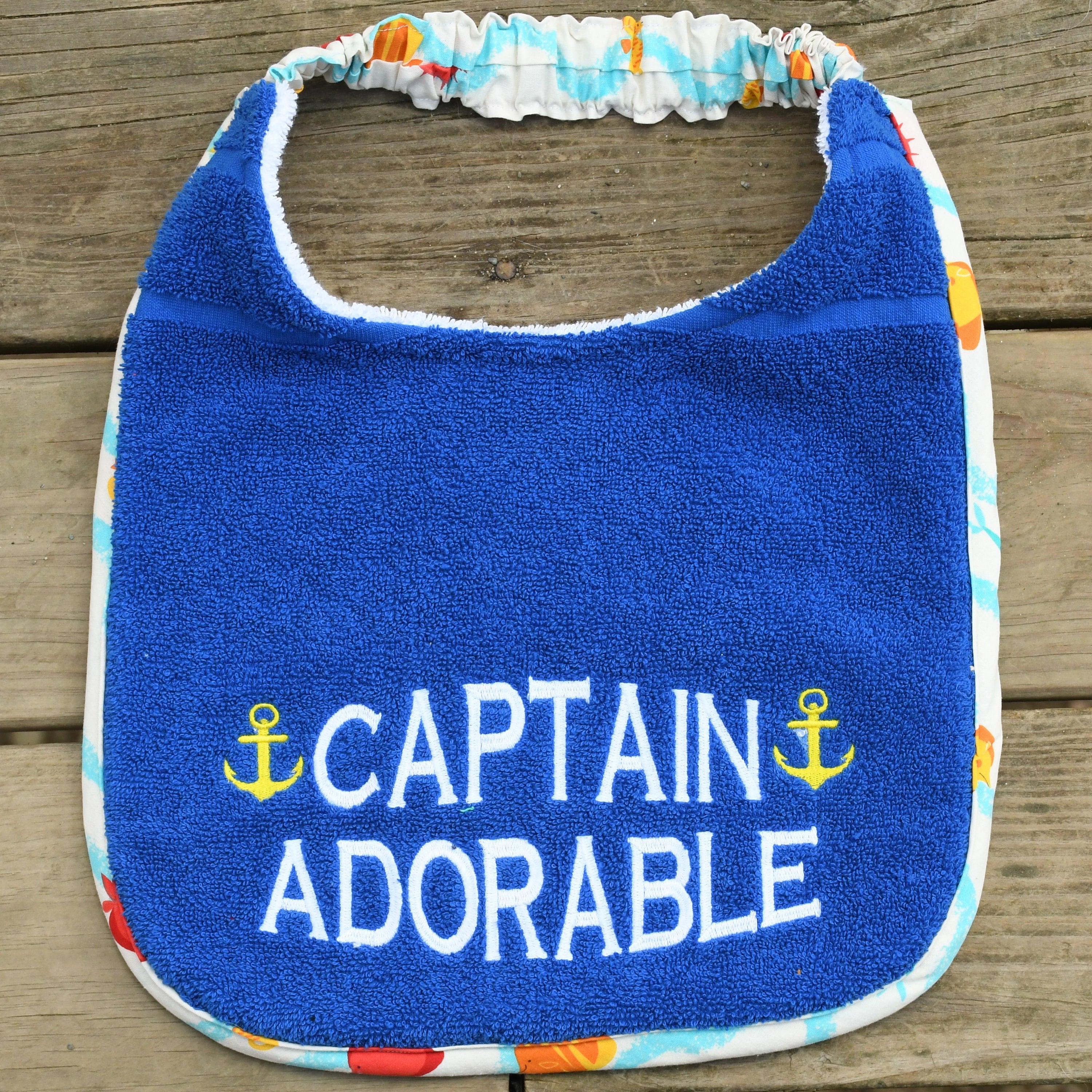 Captain Adorable, Drool Bib