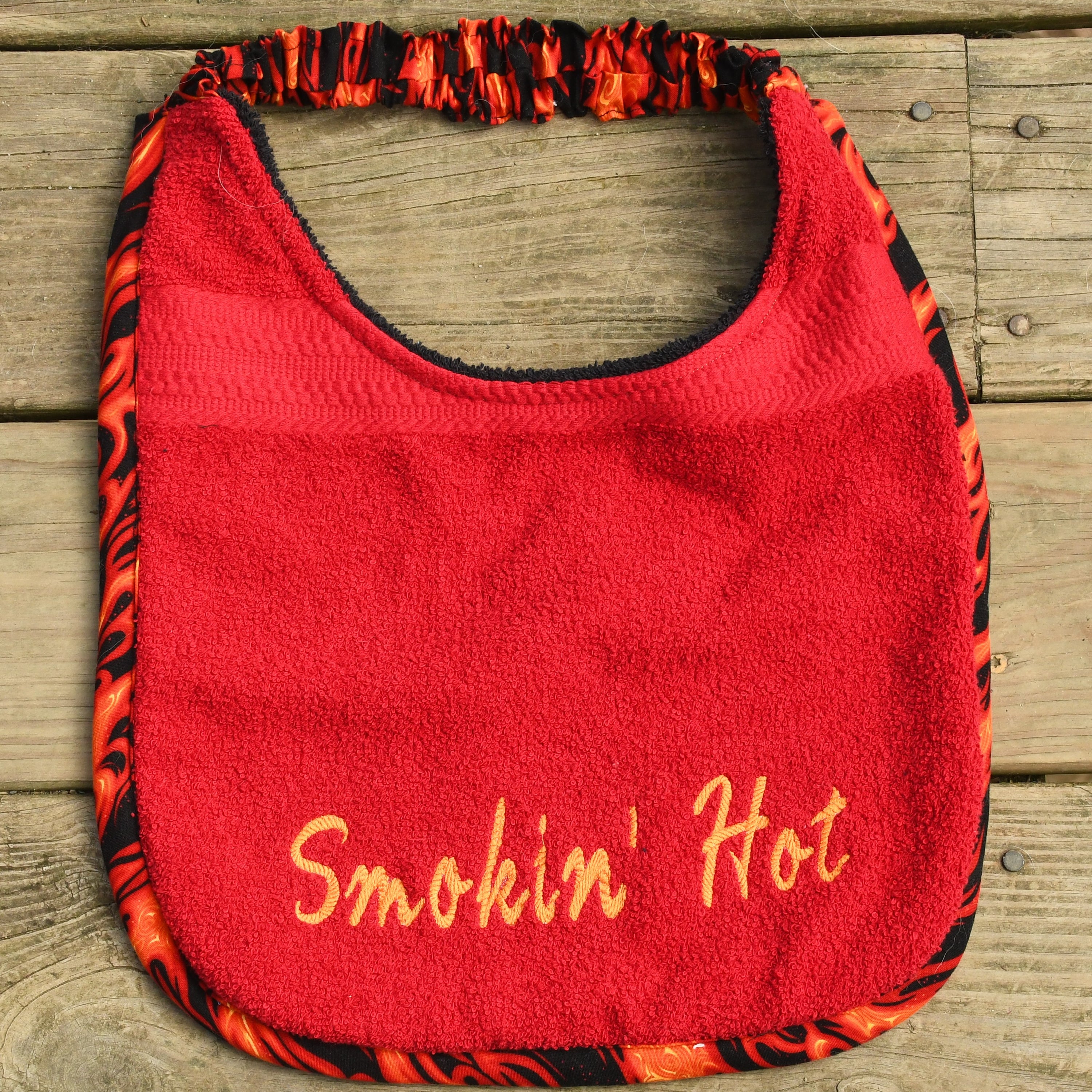 Smokin' Hot, Drool Bib
