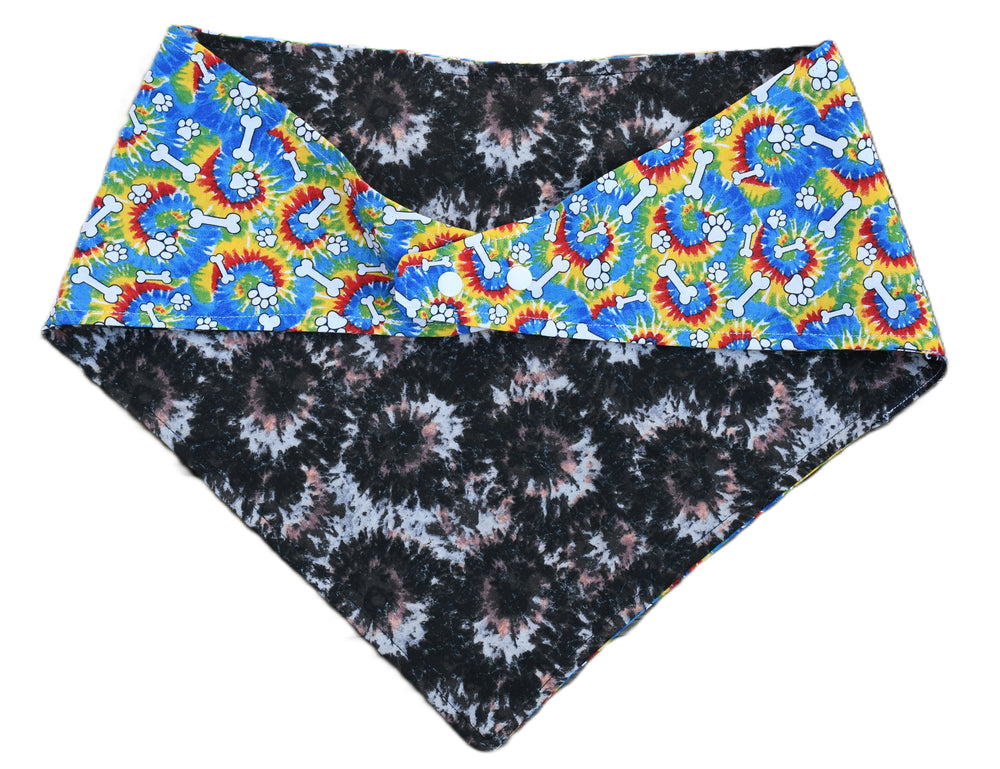 2 sided, adjustable quick snap bandana 2XL