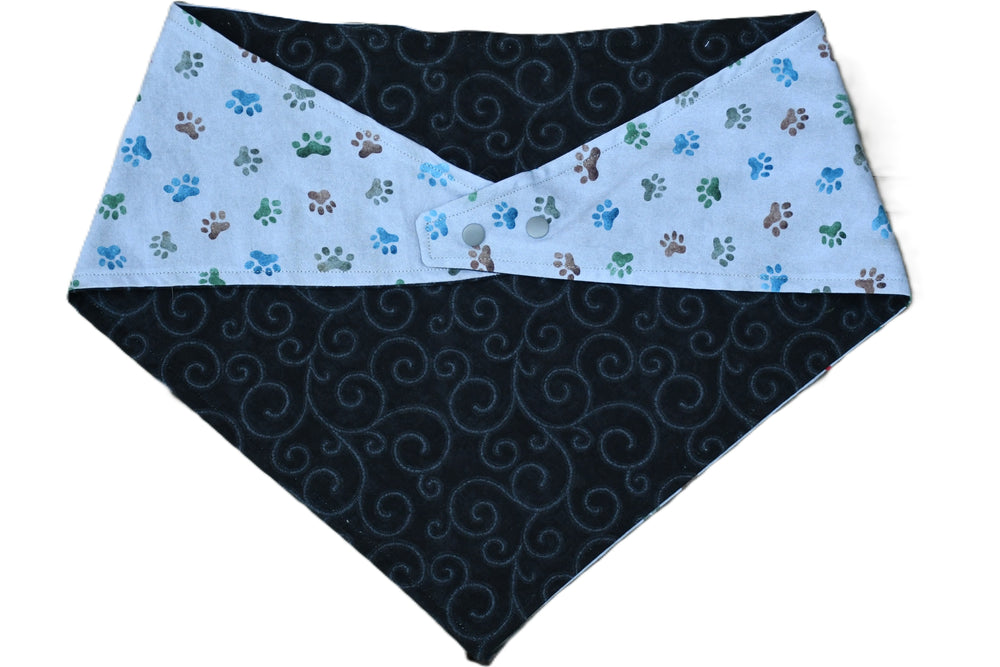 2 sided, adjustable quick snap bandana 2XL