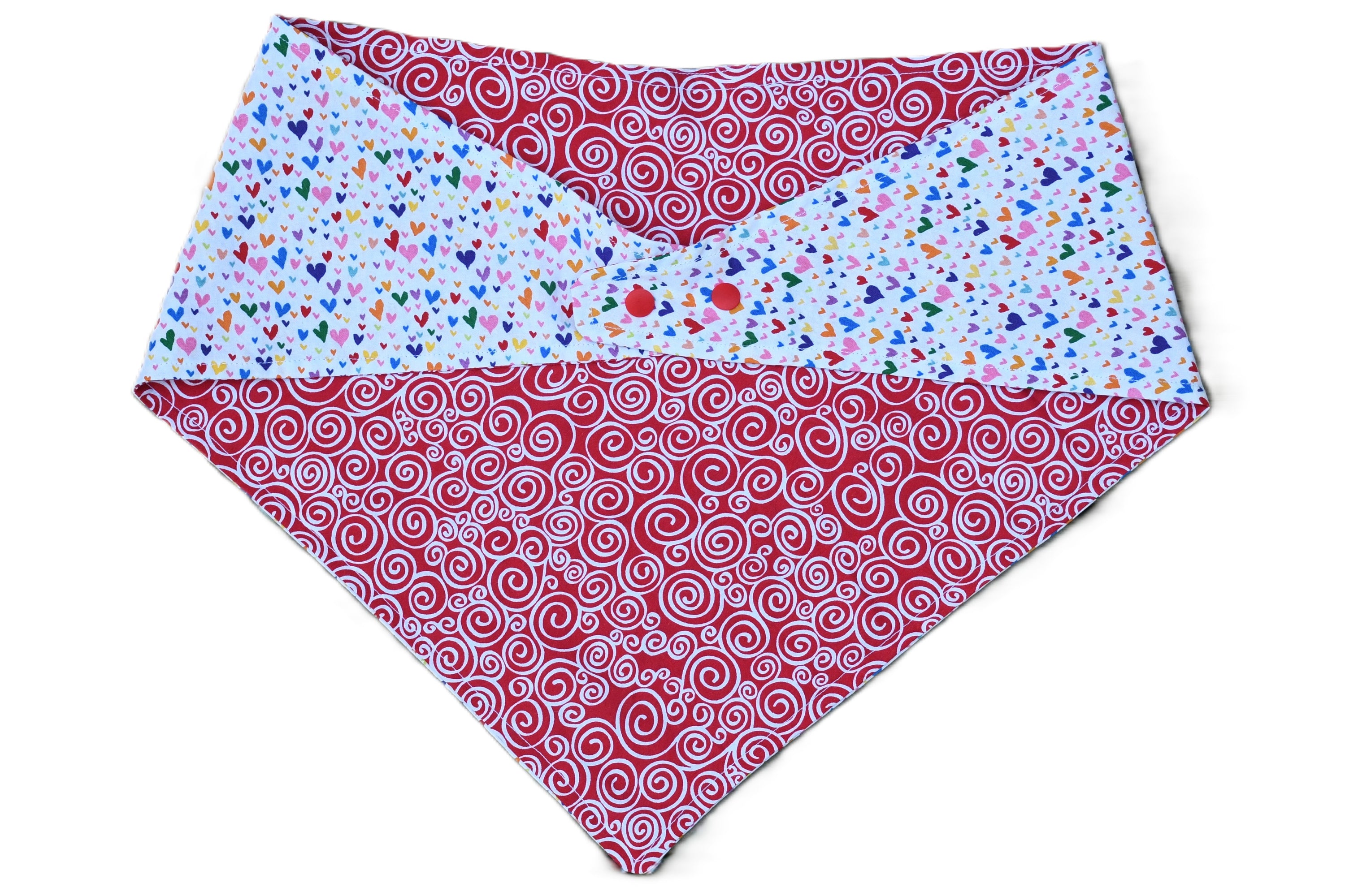 2 sided, adjustable quick snap bandana 2XL