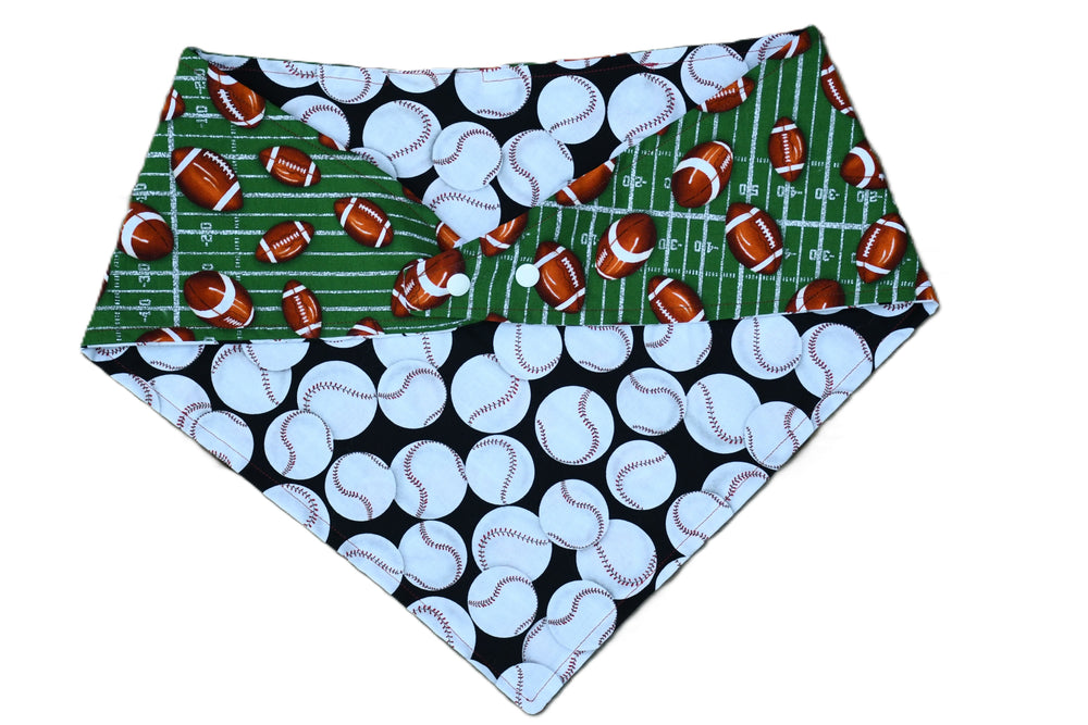 2 sided, adjustable quick snap bandana 2XL