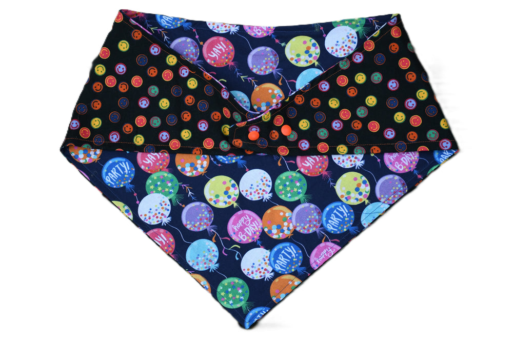 2 sided, adjustable quick snap bandana 2XL