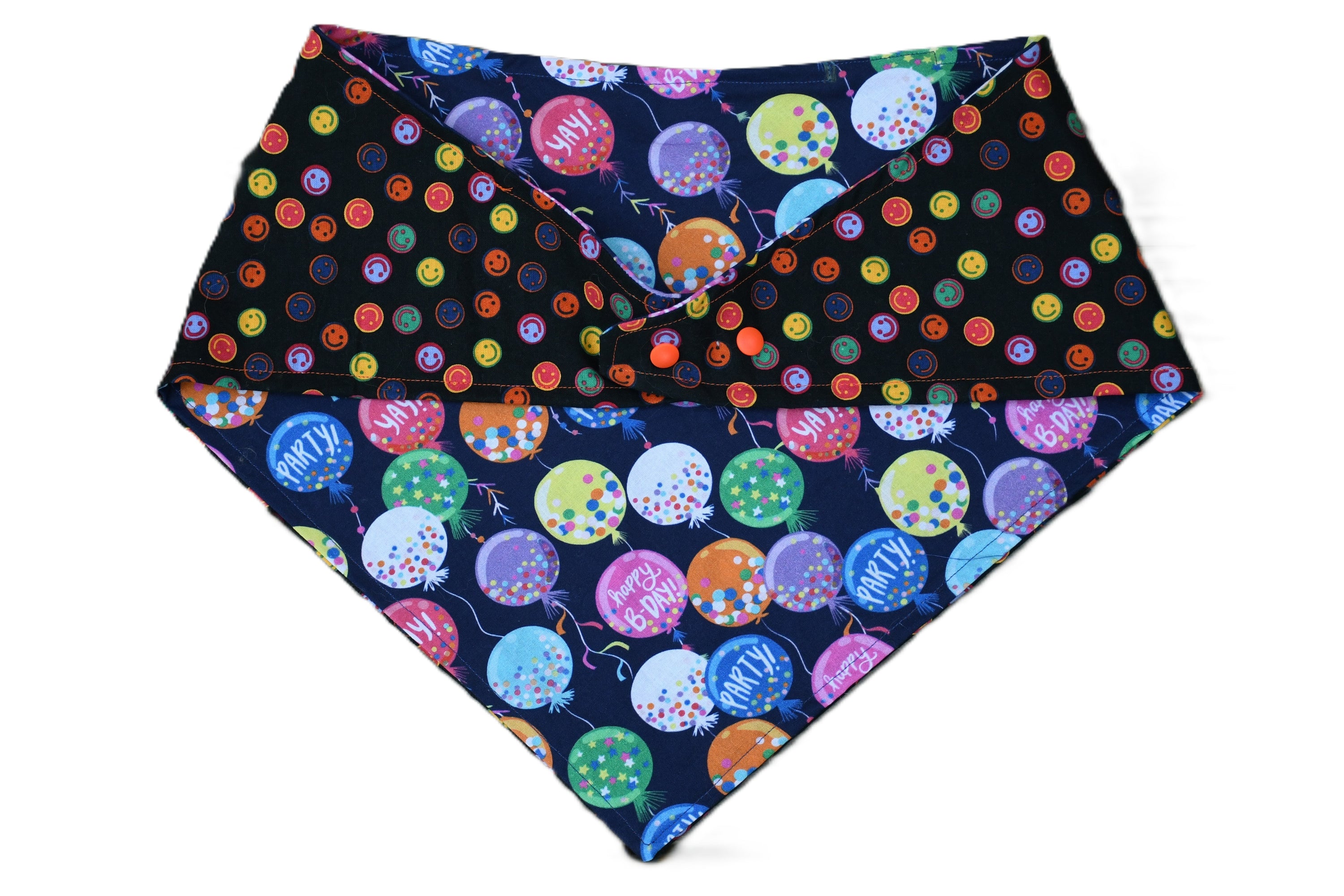 2 sided, adjustable quick snap bandana 2XL