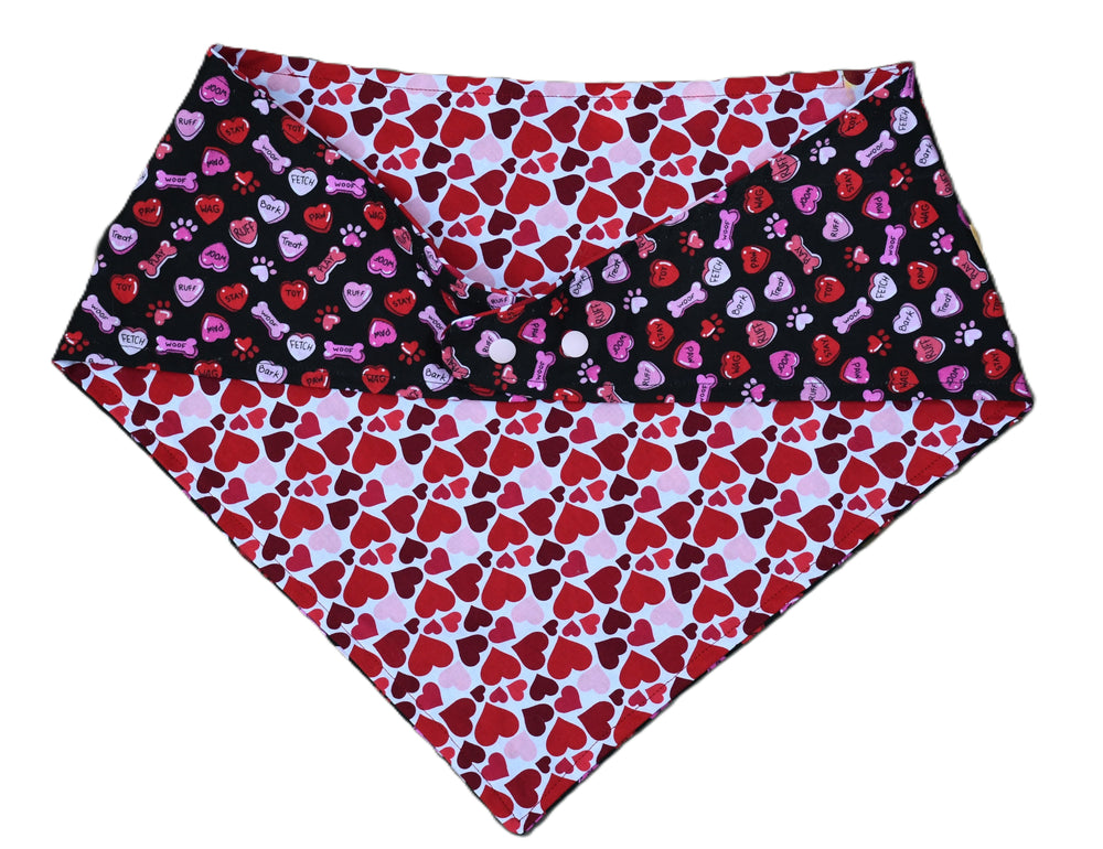 2 sided, adjustable quick snap bandana 2XL