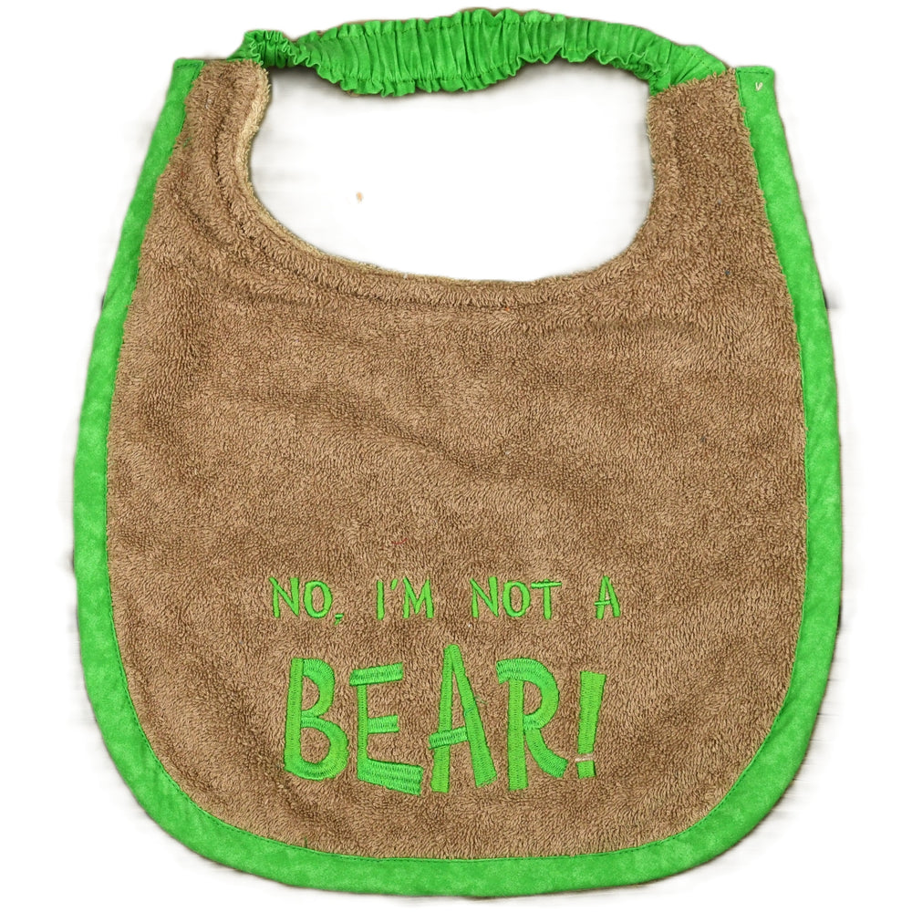 No, I'm not a BEAR!, Drool Bib