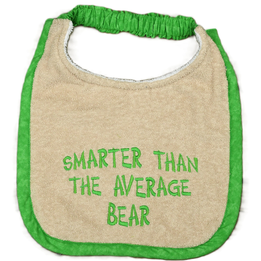 Smarter than the average bear, Drool Bib