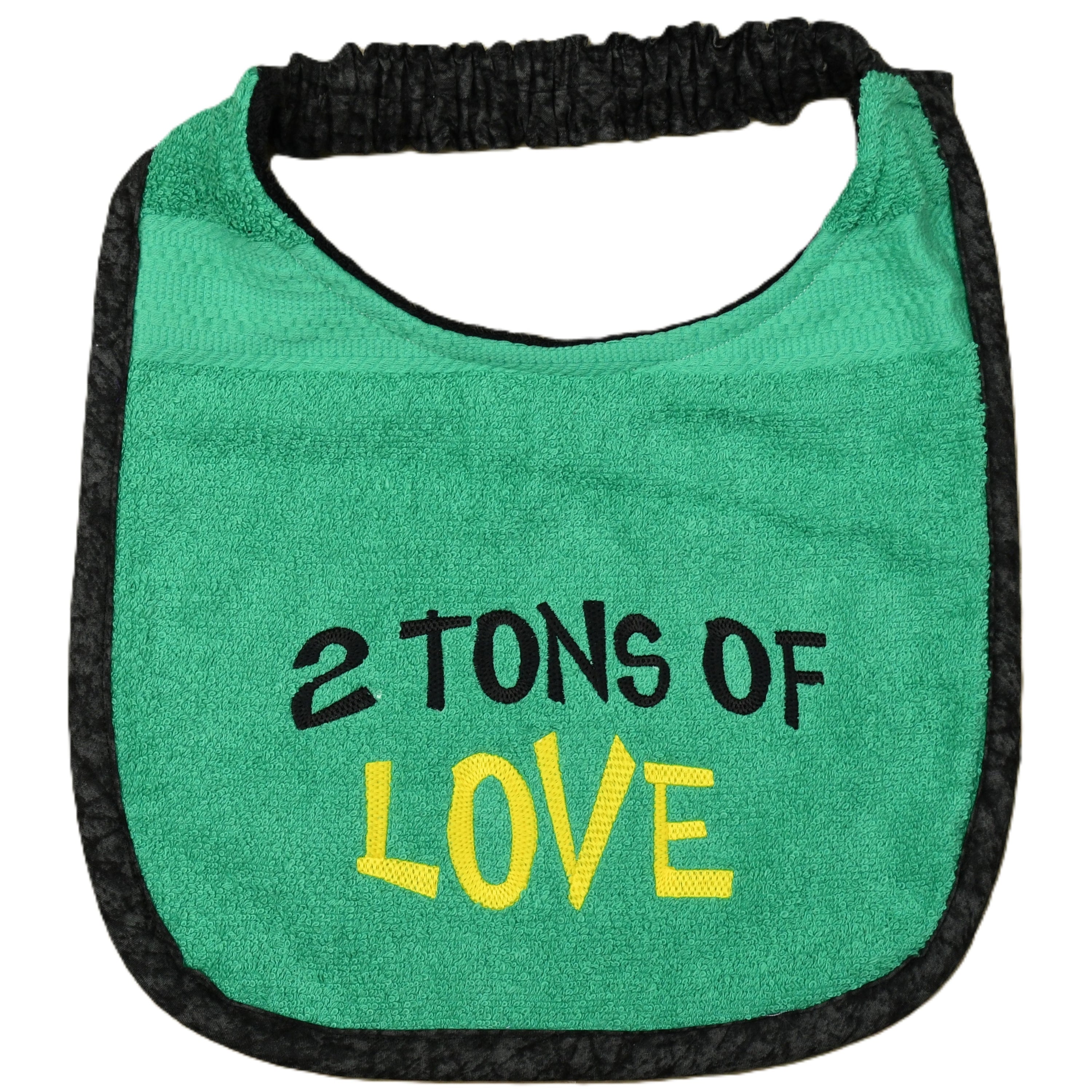 2 tons of love, Drool Bib
