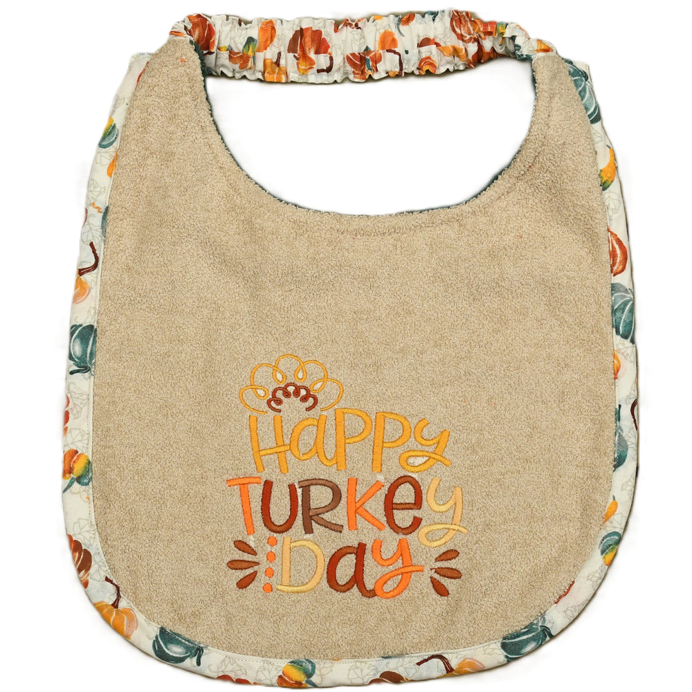 Happy Turkey Day, Drool Bib