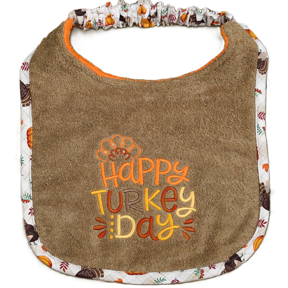 Happy Turkey Day, Drool Bib