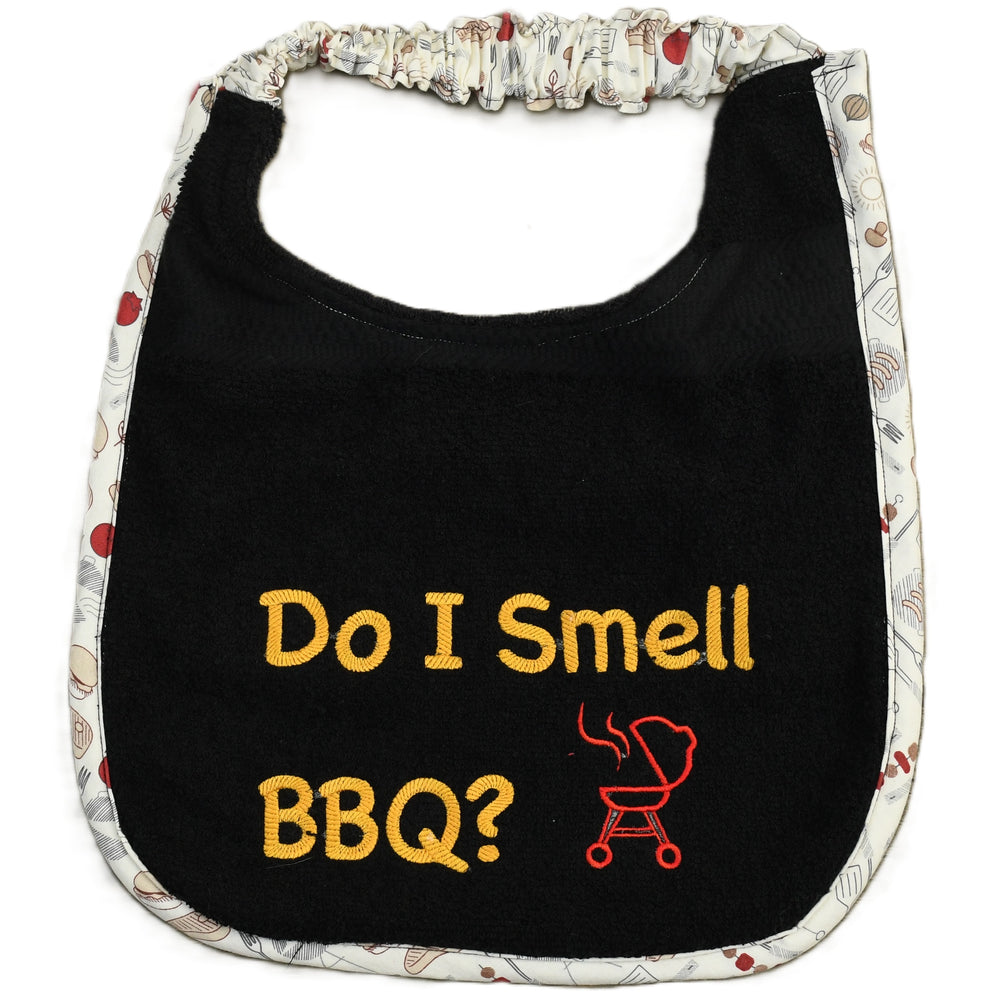 Do I smell BBQ?, Drool Bib
