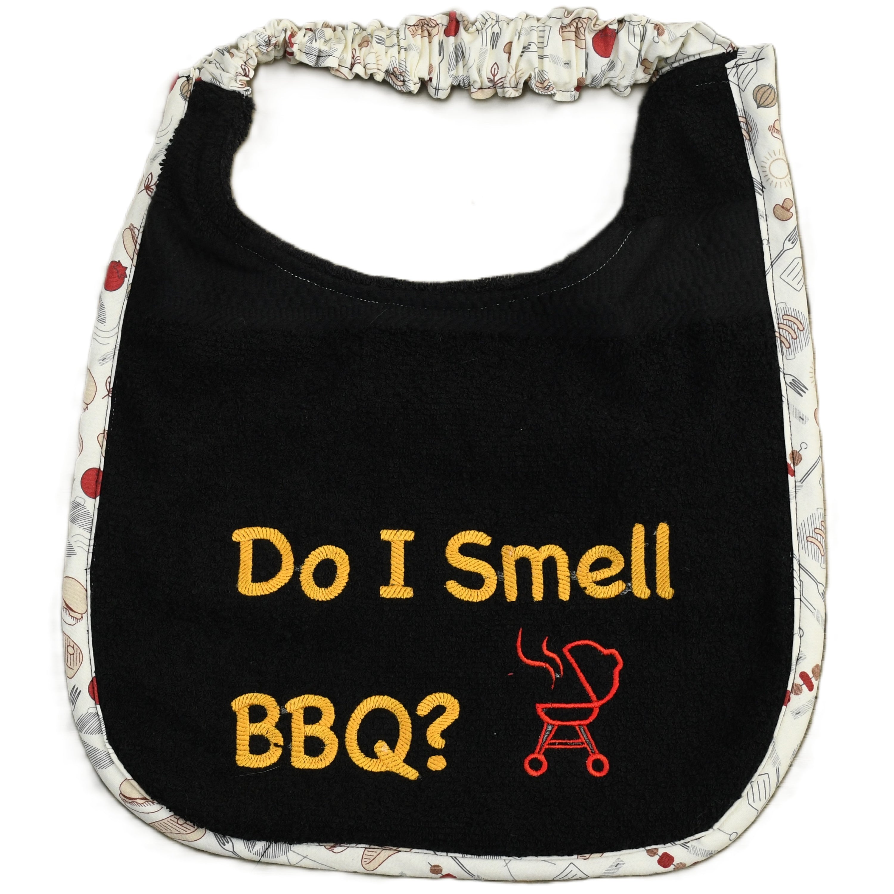 Do I smell BBQ?, Drool Bib