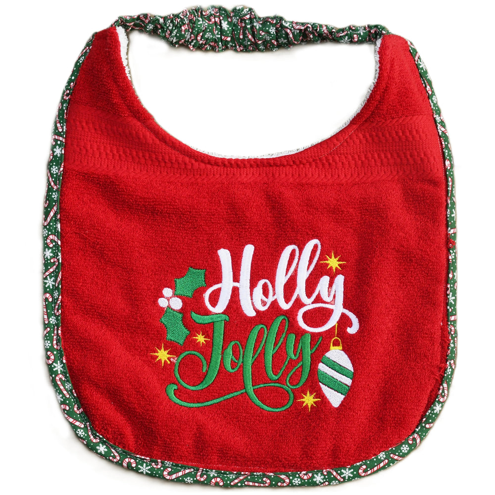 Holly Jolly, Drool Bib