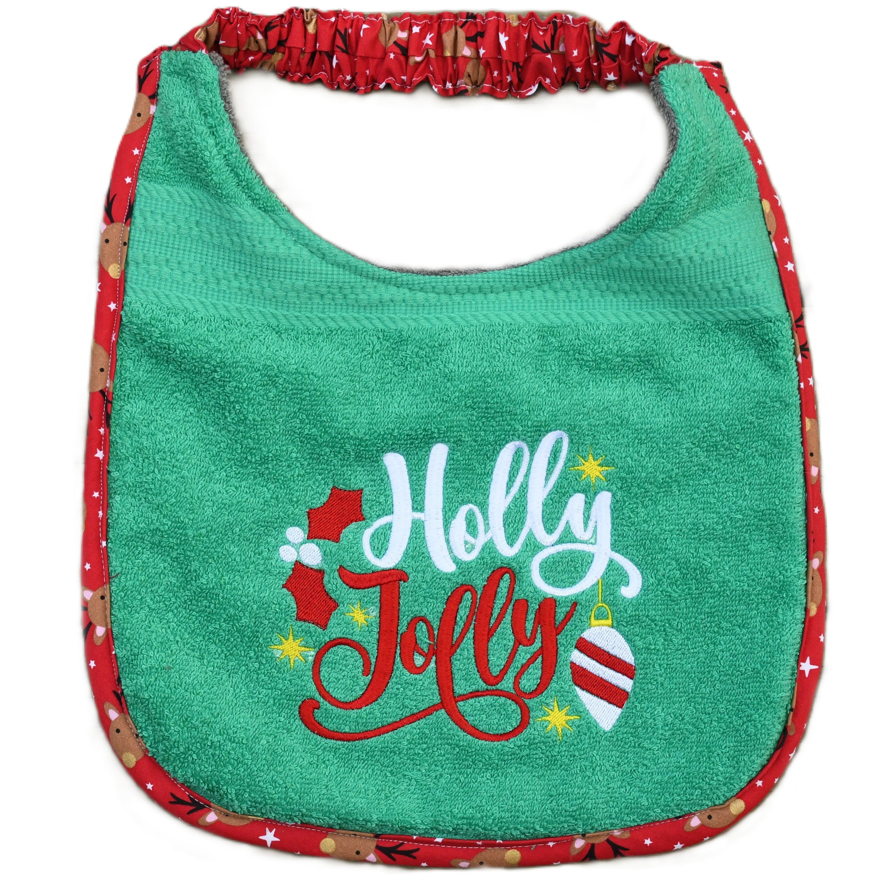 Holly Jolly, Drool Bib