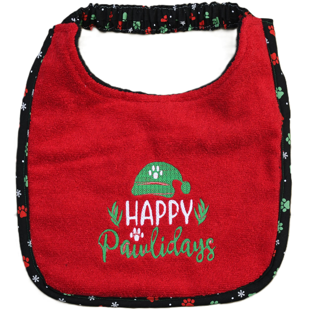 Happy Pawlidays, Drool Bib